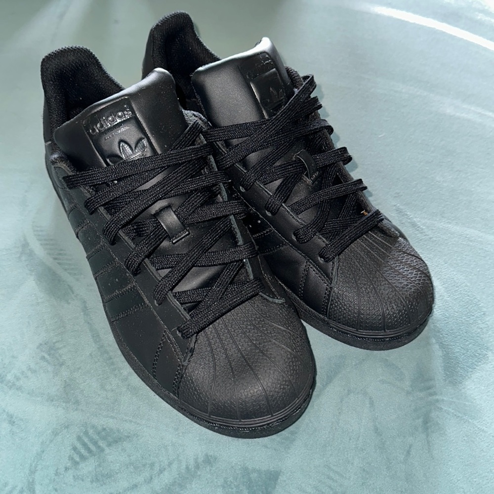 Black adidas shell tops